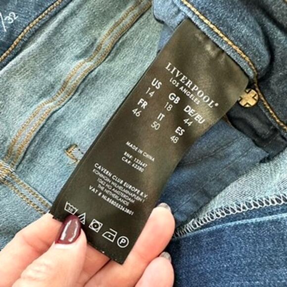 Liverpool Los Angeles The Skinny Jeans, Size 14/32, Excellent Preowned Condition - Picture 6 of 7